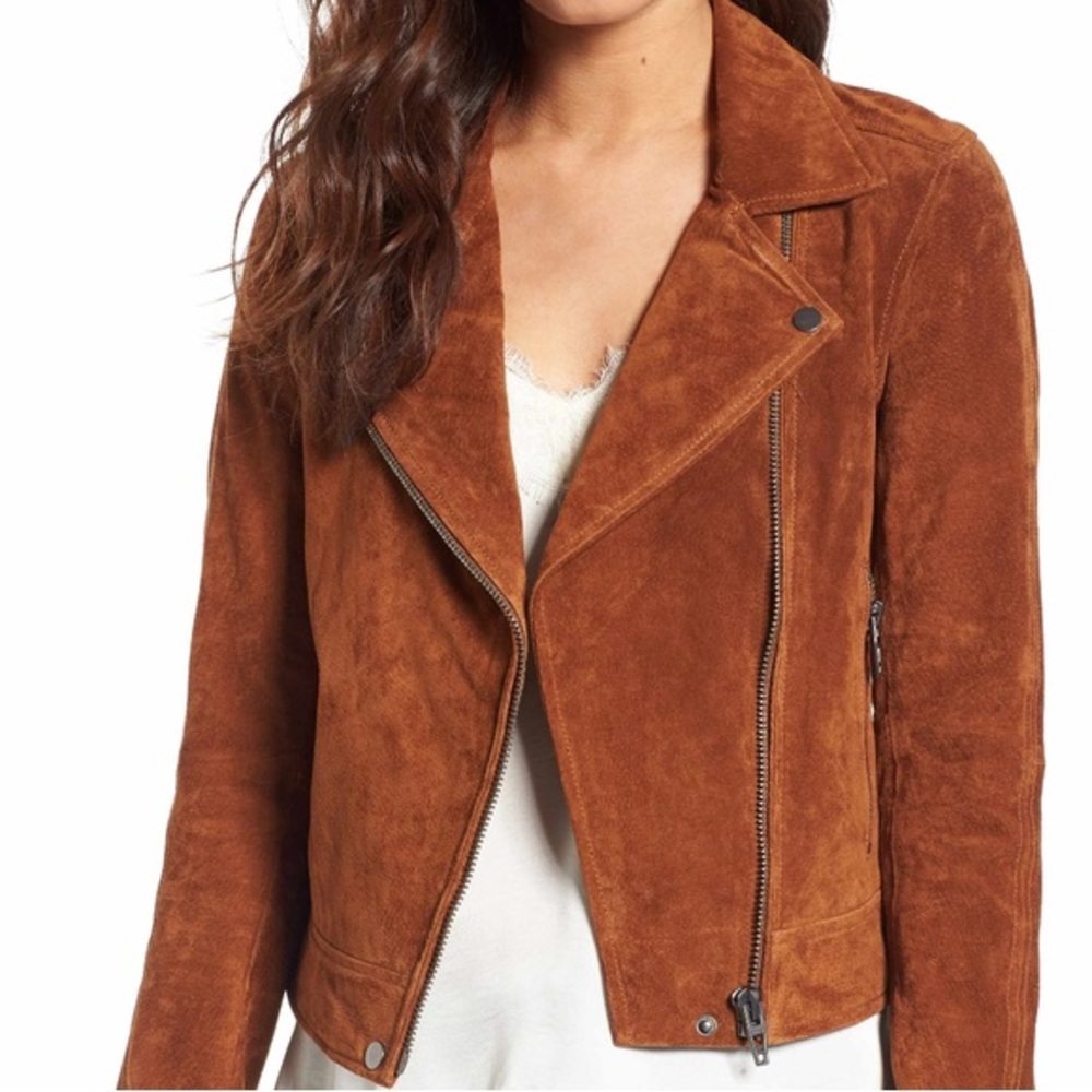 BLANKNYC Suede Moto Jacket Size Medium